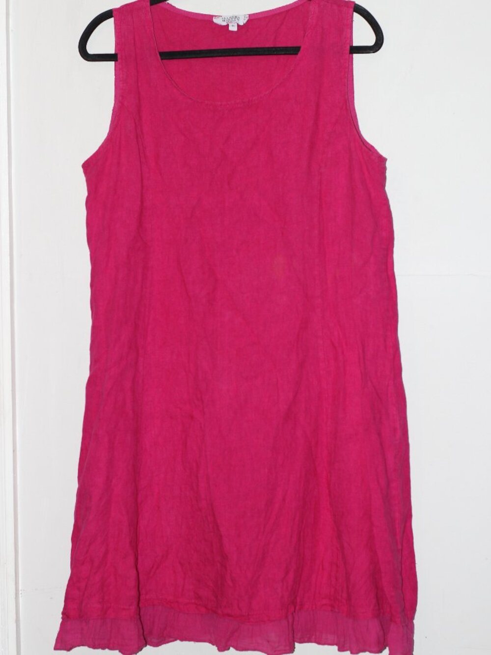 Allegra Masetti Firenze luxury 100% linen dress XL